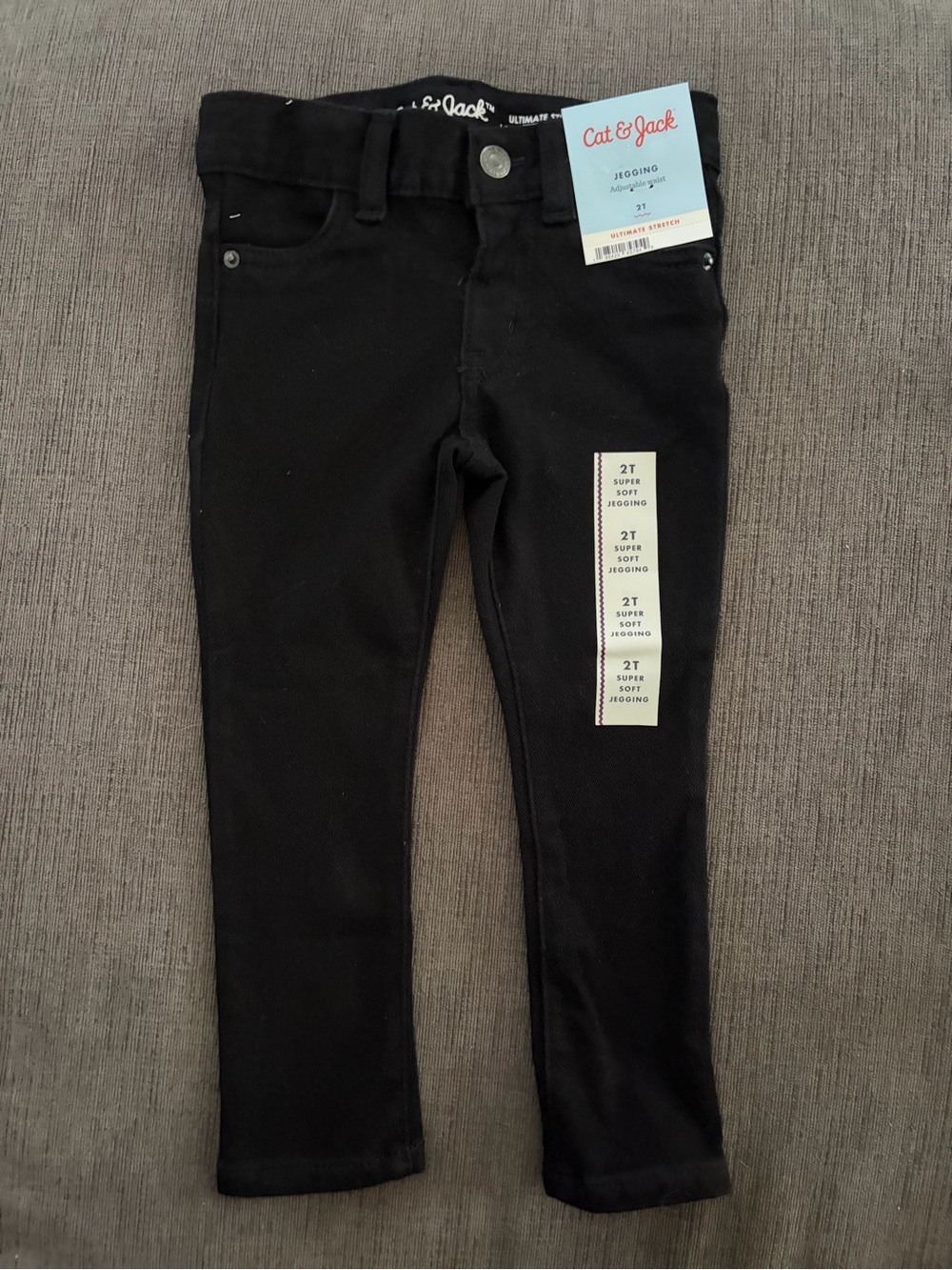 Cat & Jack Black Stretchy Kids Jeggings